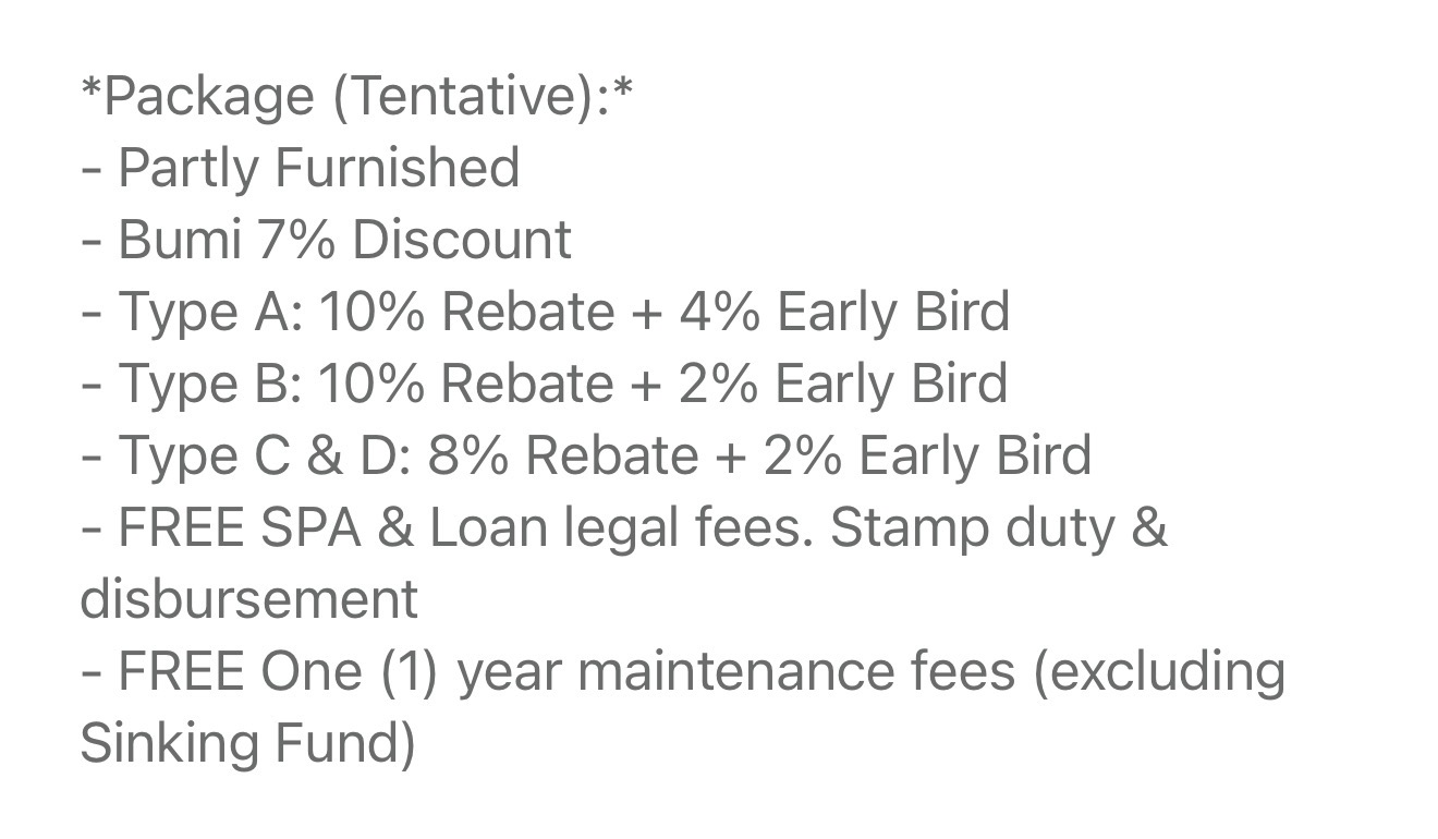 Waringin current tentative package reference