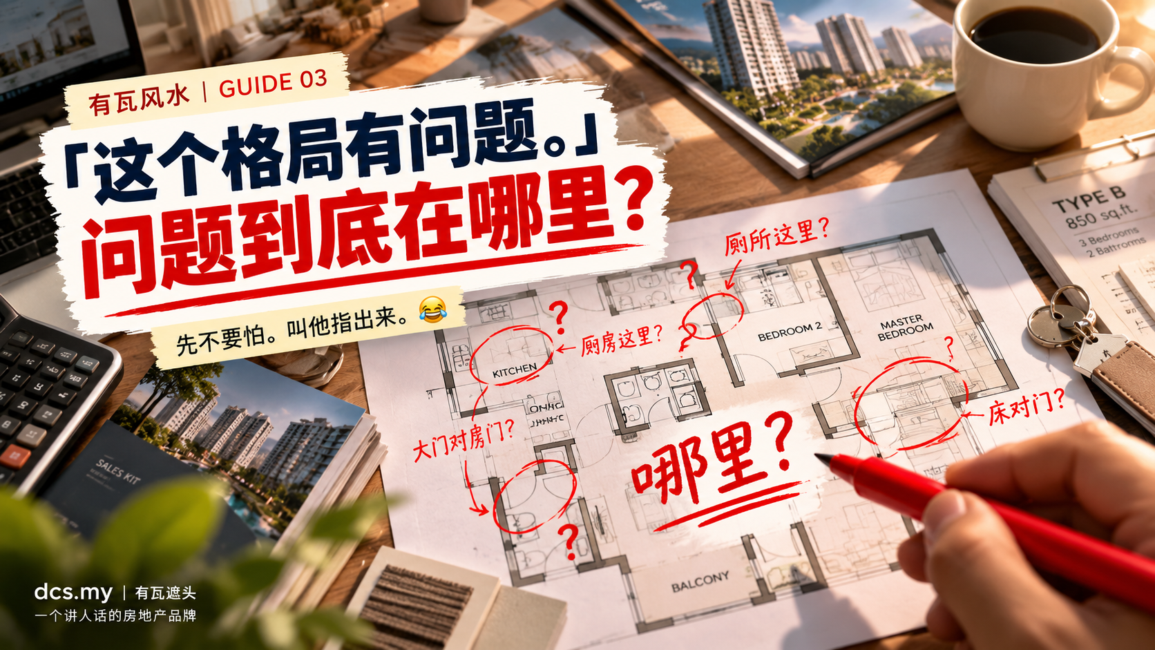 有瓦风水 Guide 03：这个格局有问题，问题到底在哪里？