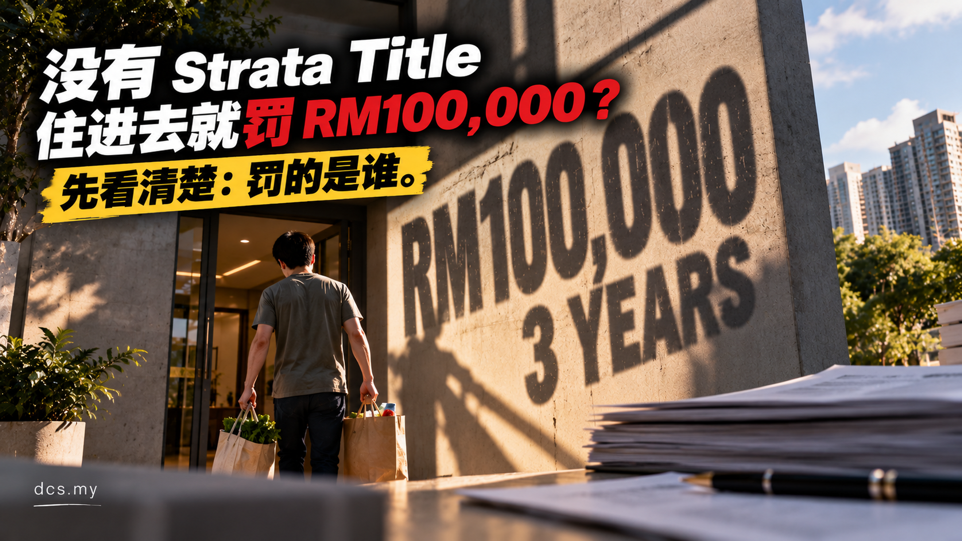 没有 Strata Title 真的罚 RM100,000?