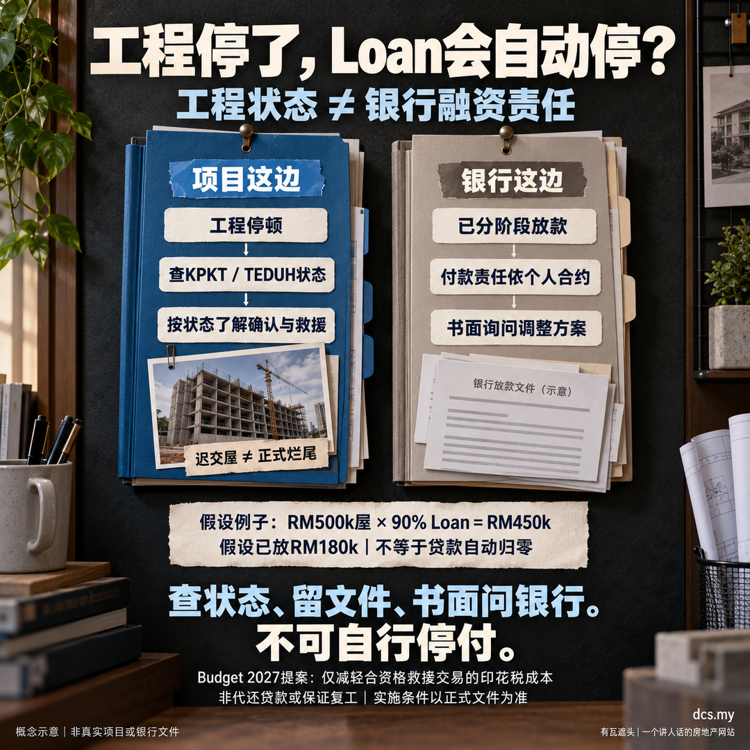 买New Project最怕烂尾!政府免Stamp Duty,买家就有救了吗?|V02 买家学习图