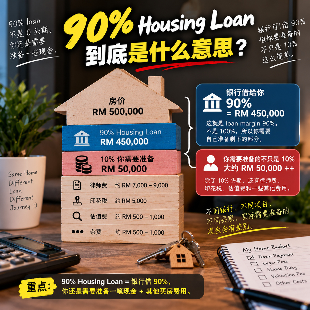 90% Housing Loan 到底是什么意思?|Article Explanation Visual