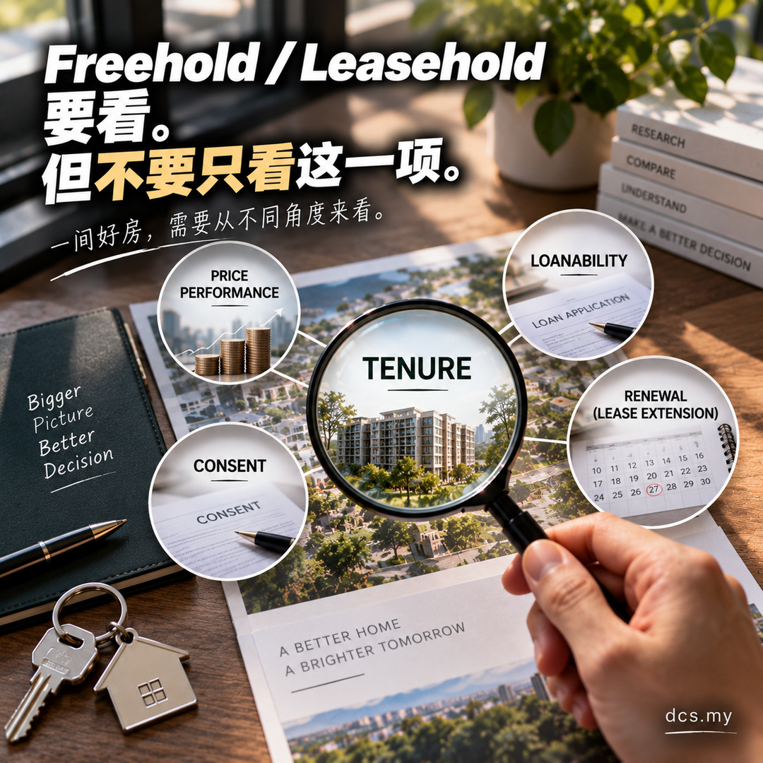 Freehold vs Leasehold，真正应该看什么？｜Article Explanation Visual