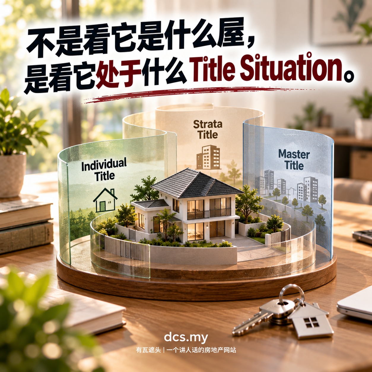 不是看它是什么屋，是看它处于什么 Title Situation。