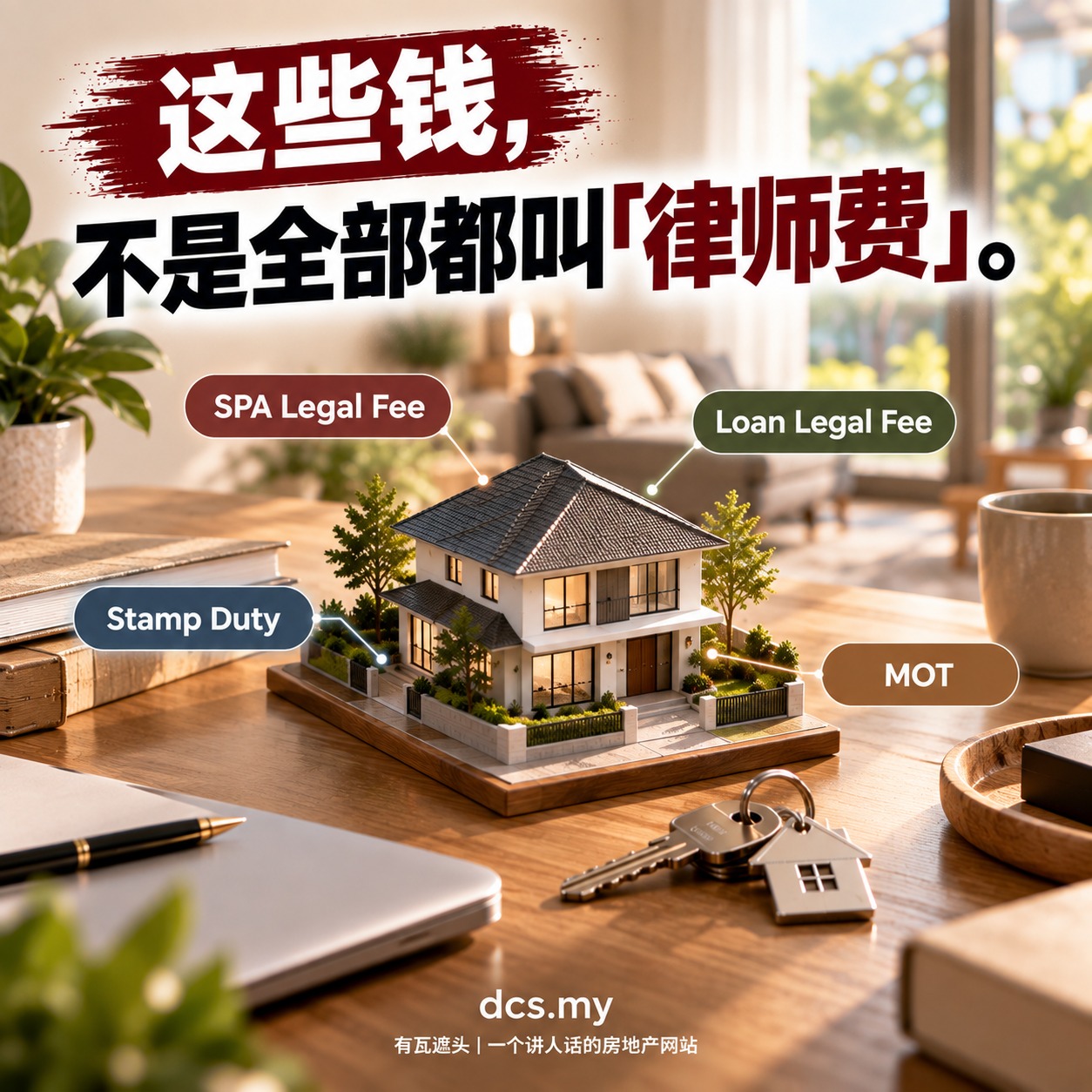 买屋这些钱,不是全部都叫律师费。