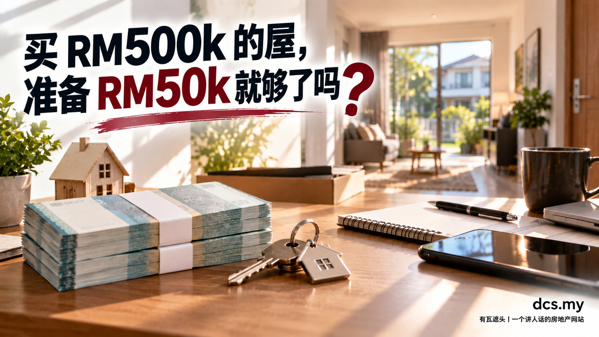 买 RM500k 的屋,准备 RM50k 就够了吗?