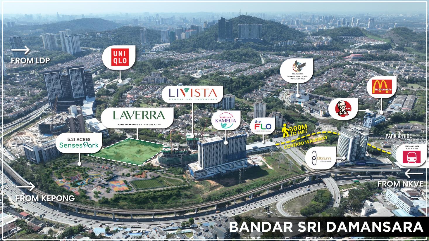 Laverra location aerial